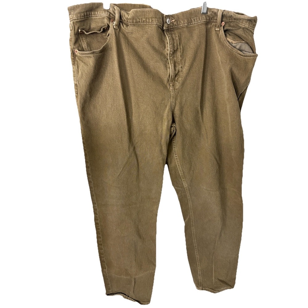 Abercrombie‎ & Fitch Jeans Mens 48x31 Brown Denim 90s Loose Authentic Straight